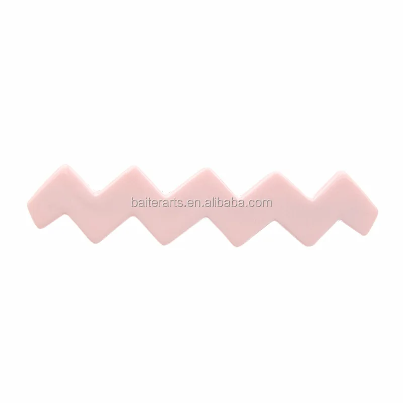 Elegant Simple Style Acrylic Hair Clips Accessories Cellulose Acetate Wave Hair Barrettes