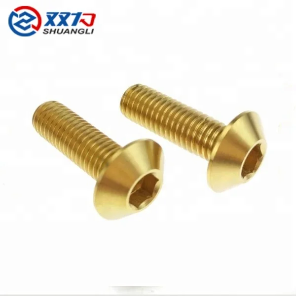 Custom  various titanium bolts for high quality mechanical parts
