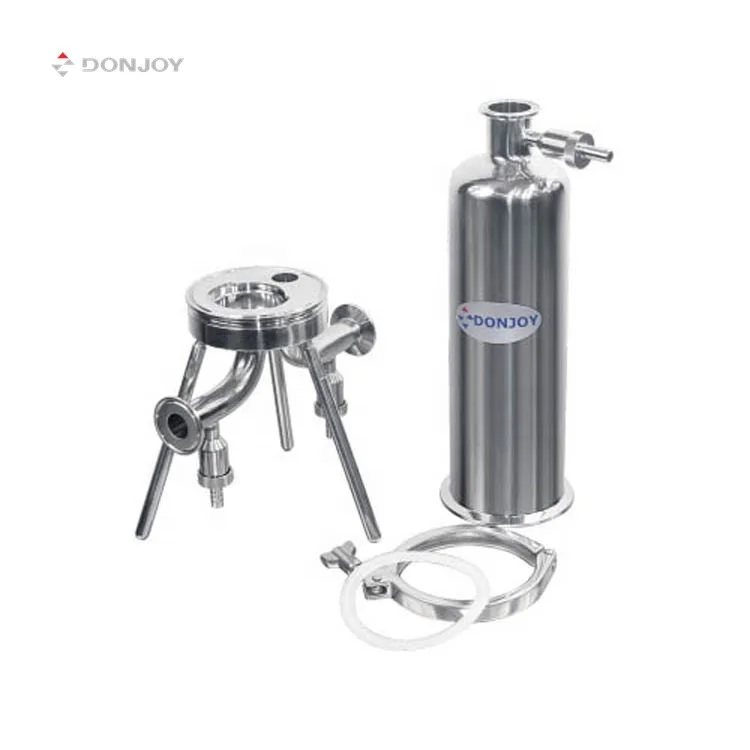 DONJOY PP PE filter element single core filter stainless steel water filter housing