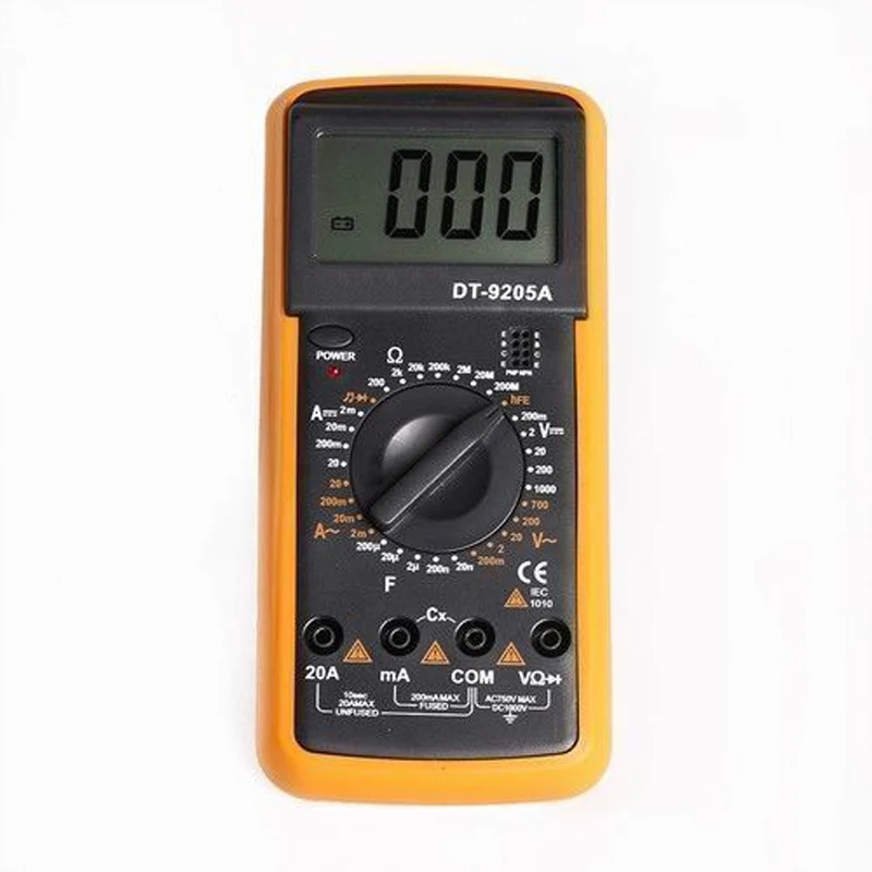 KOOCU Digital multimeter buzzer probe capacitance volt ohm amp meter