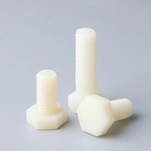DIN933 Plastic Polyamide Nylon PA66 Hex Bolt