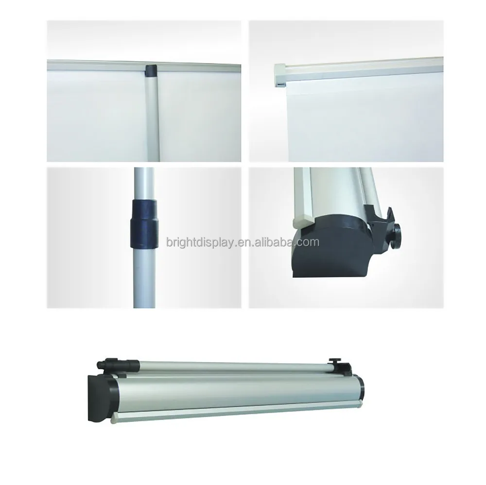 
Customized retractable aluminum roll up banner stand display for selling. 