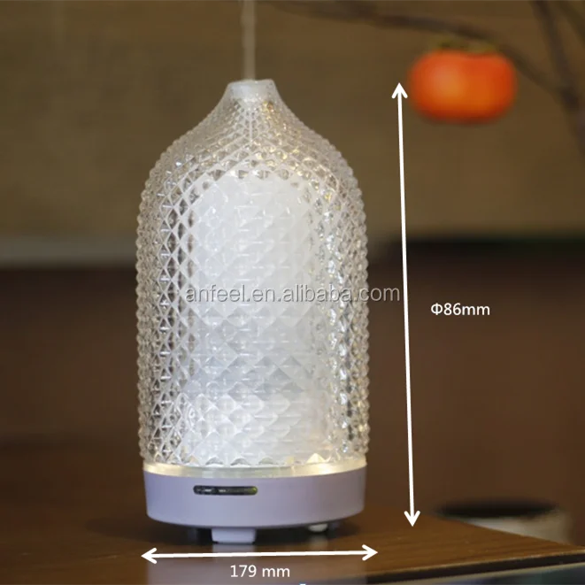 New design 120ml BEZZ humidifier glass aromatherapy essential oil diffuser