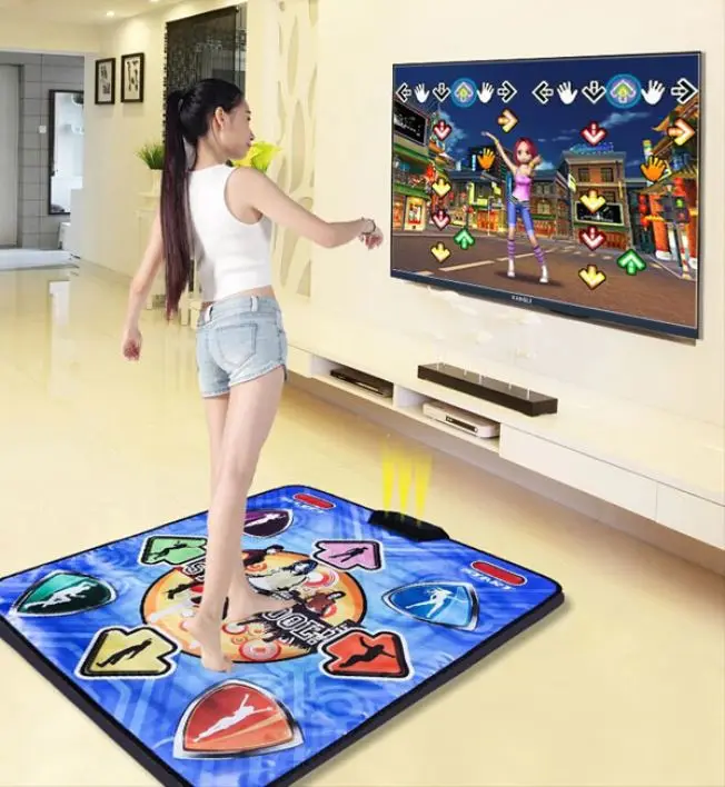 32 Bit Wireless Double Dance Mat For TV and PC With Gamepads