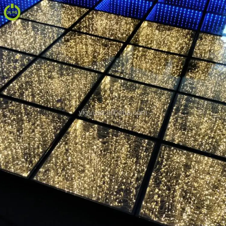 2018 New 3d optical illusions led mirror led dance floor