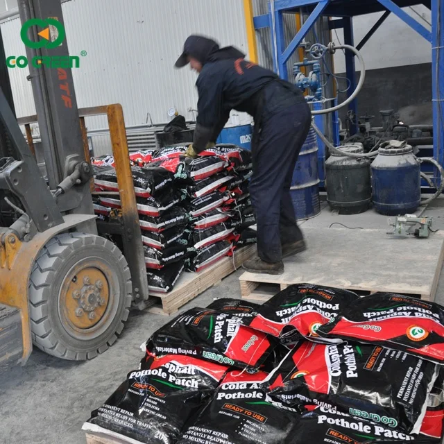 Go Green cold Mix Asphalt Supplier cold Asphalt in bag Cold Mix road repair
