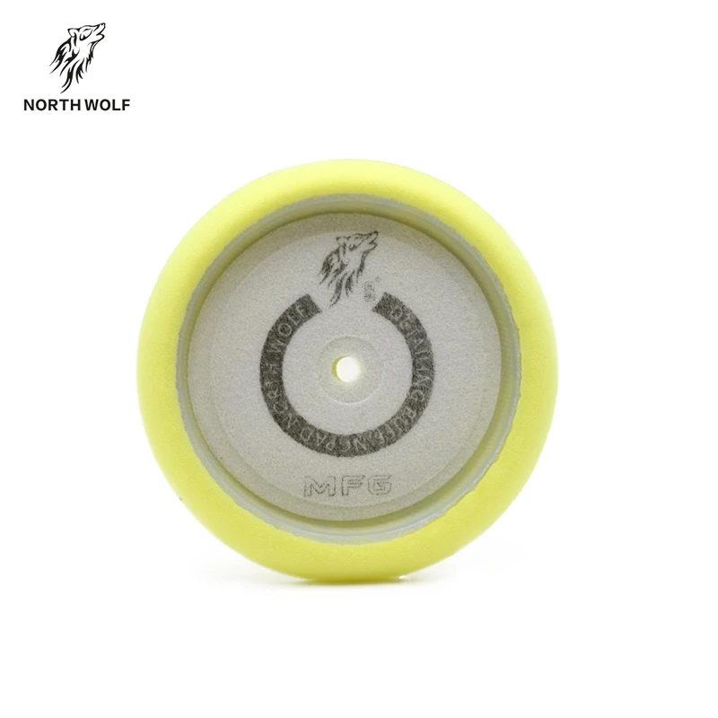 North Wolf Polishing Pad Car Detailing Curved Back Foam Buffing Pad Auto Car Care Polishing Pad
