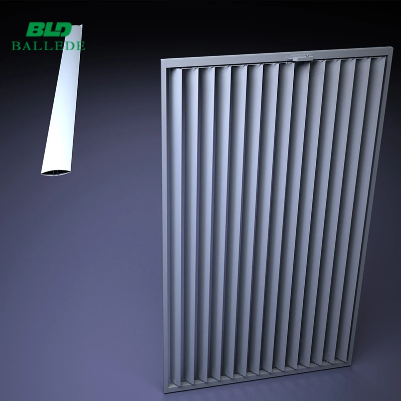 large aluminum vertical louver exterior wall louver vertical aluminum louver
