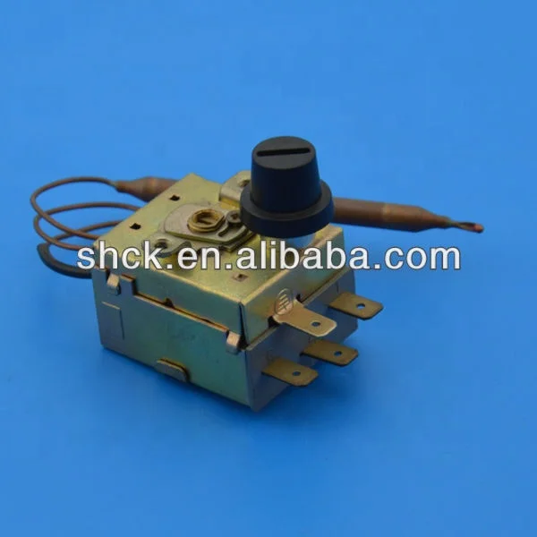 Manual reset thermostat