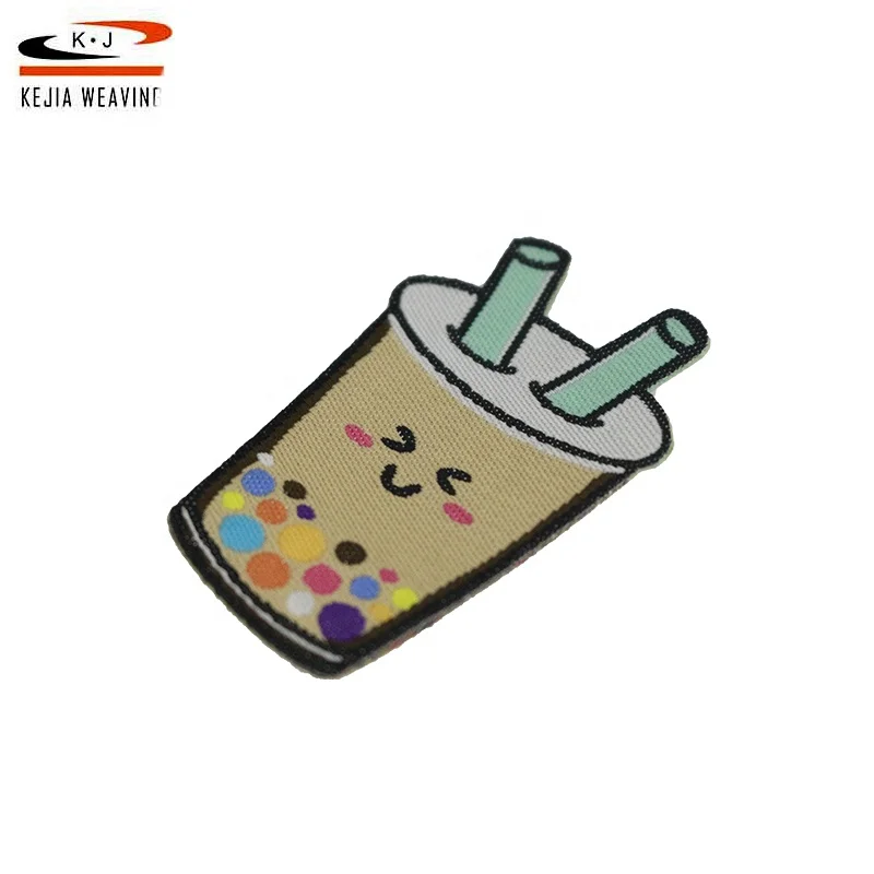 China Manufacture Laser Cutting Custom Embroidery Fashion Label Patch for Clothing