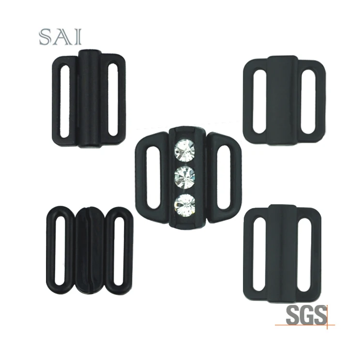 Best Selling Low Price Custom Wholesale Underwear Accessories Plastic Buckle Front Closure