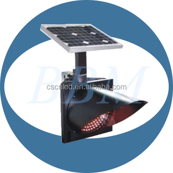 Malaysia solar traffic amber flashing light