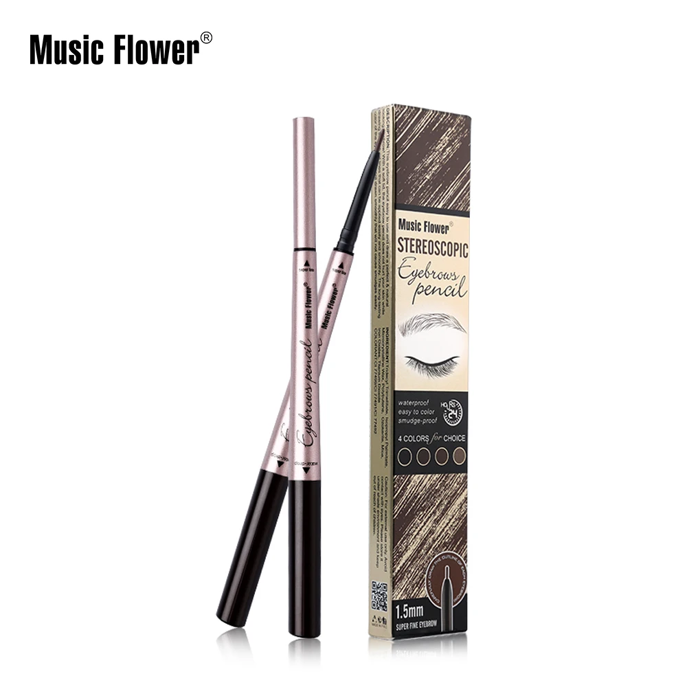 Private Label Makeup Automatic Eyebrow Pencil With Eye Brow Brush Waterproof Long-lasting Eyebrow Pencil