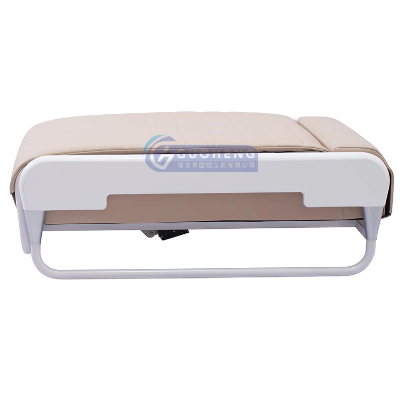 Автоматический массажный стол портативная кровать для массажа согревание шиацу Нефритовая мебель салона металл и кожа современный