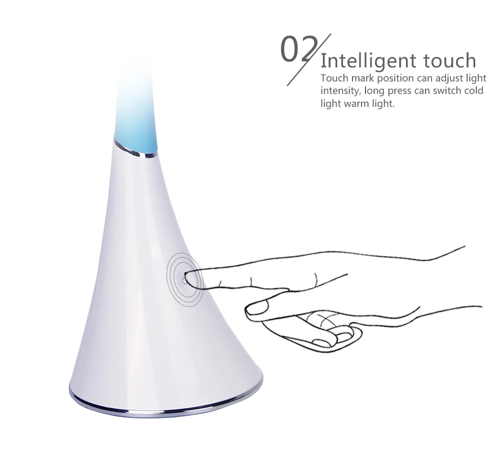 Classic Led Standing Reading Lamp 360 Degree Rotation Office Desk Lighting Night Lights