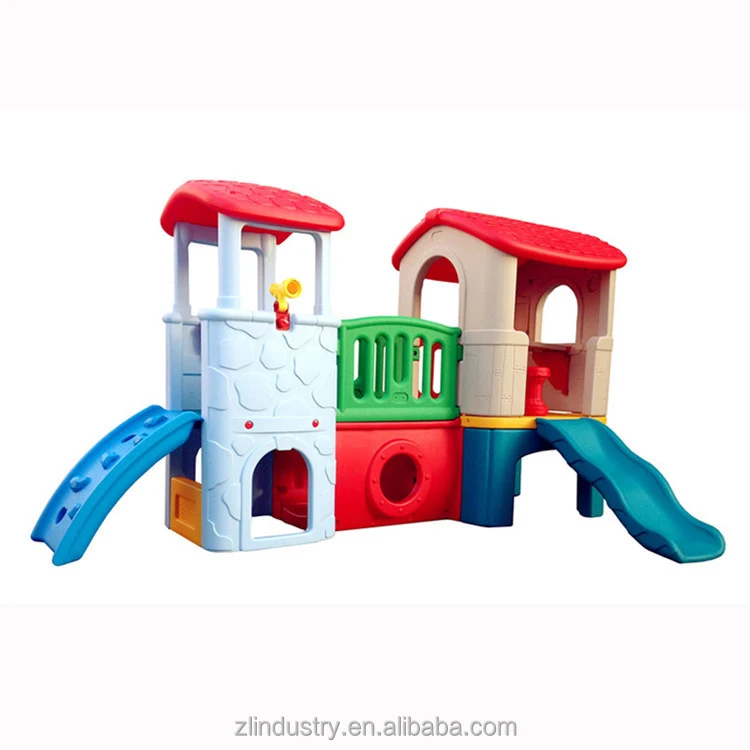 Interesting playground plastic slide children outdoor furniture