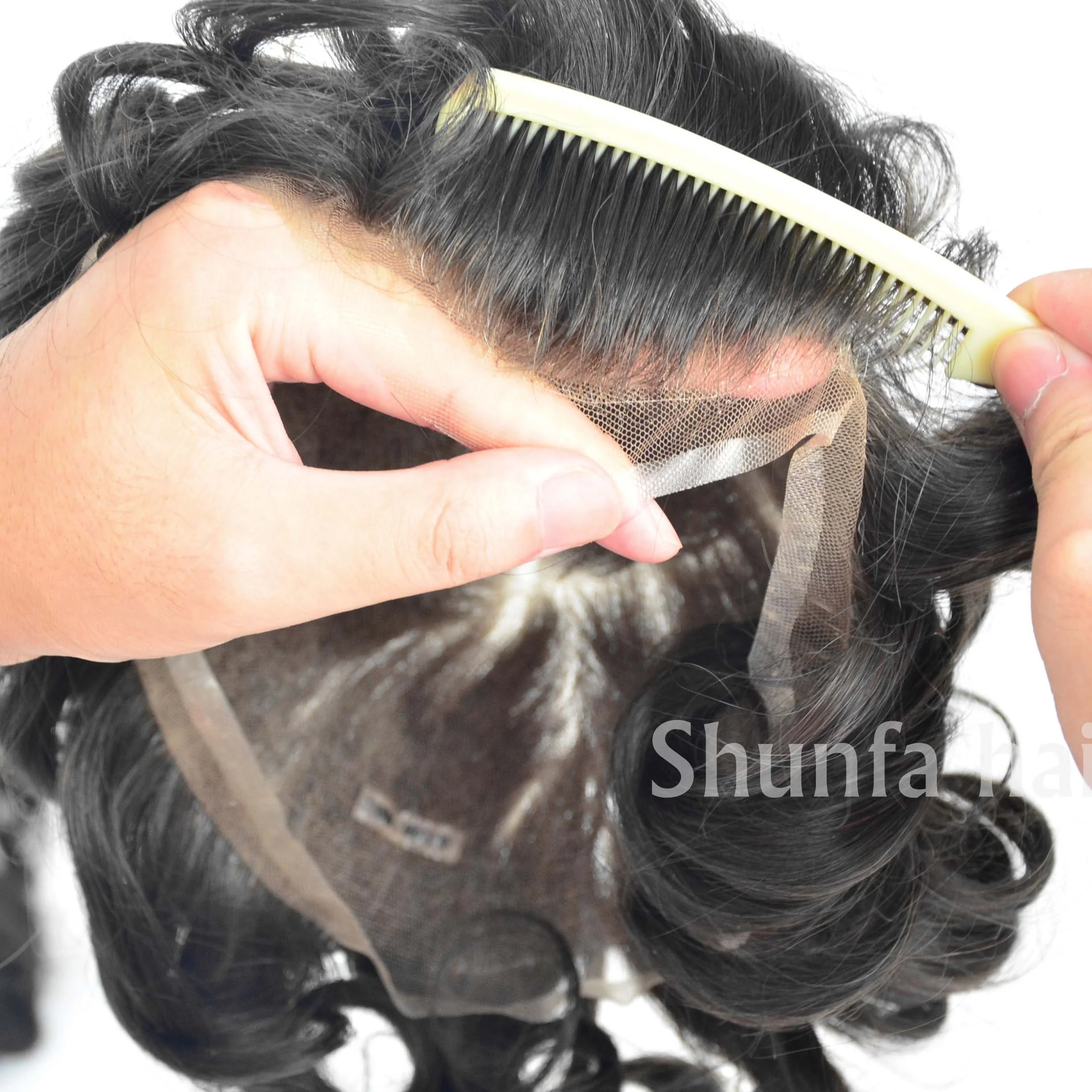 Suppliers of Hairpieces, Toupees and full head Wigs,swiss lace human hair mens toupees