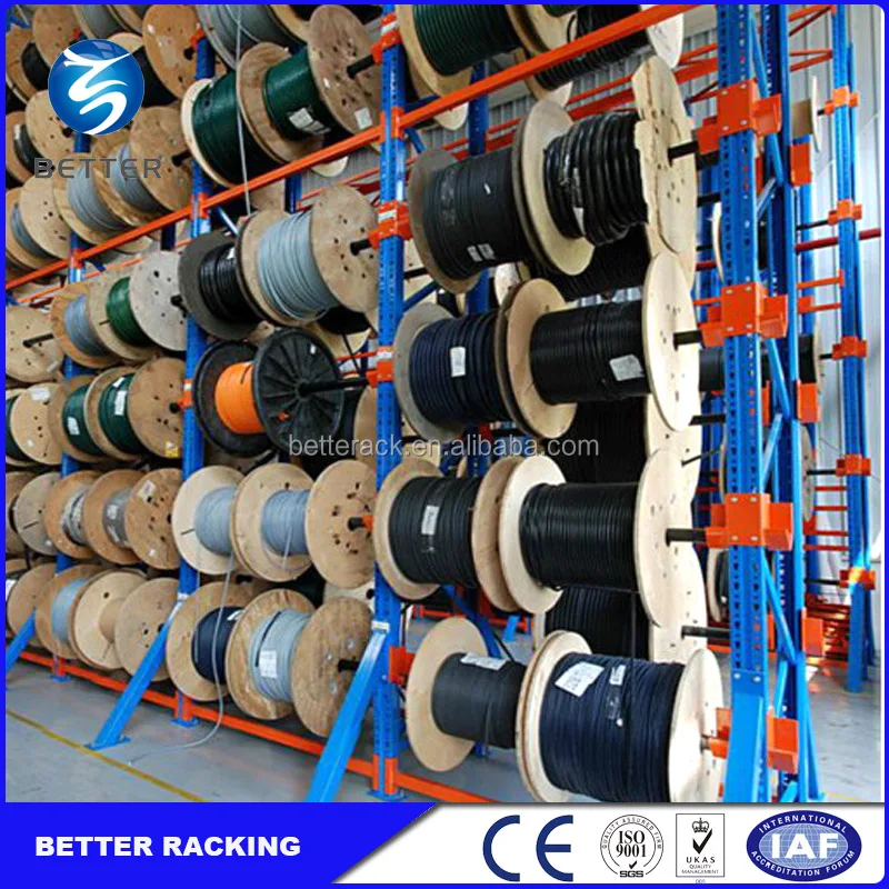 Отраслевая складская стойка для хранения кабеля