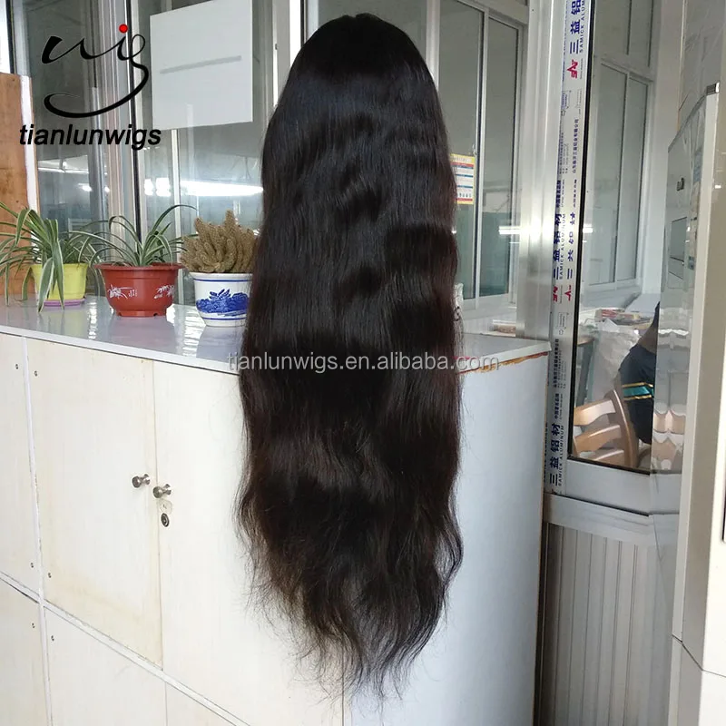 
Cheap Bleached Knots 28 Inch Unprocessed Silky Straight Wave Style and Wig Type Brazilian Full Lace Wigs Lace Front Wig 