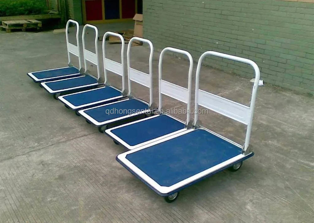 PH150 PH300 foldable plastic platform trolley 150kgs 300kgs for sale