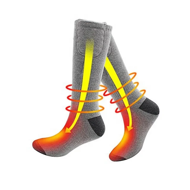 Winter Ski Usb Rechargeable Battery Electric Heated Socks