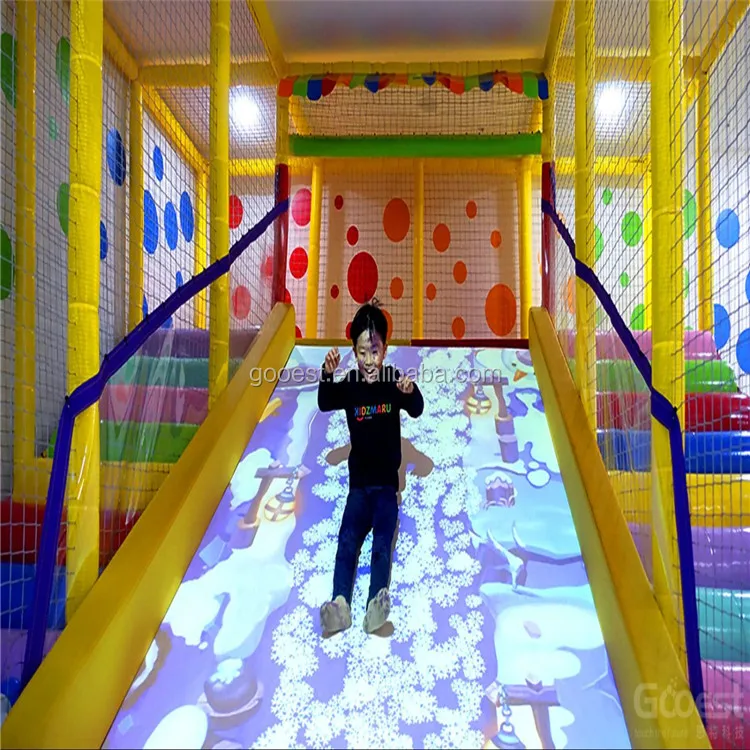 best price Indoor playground interactive slide projection game for kids/ interactive projection game