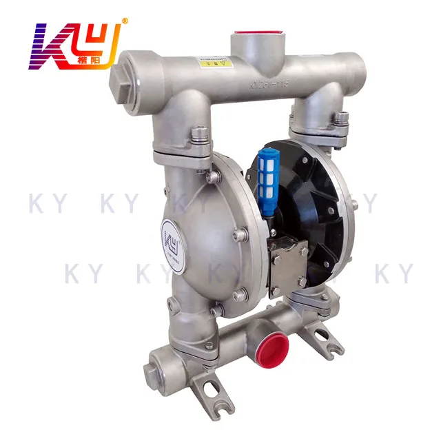 KY261-115 New Product Stainless Steel Pneumatic Diaphragm Pump Made In China Some Less Corrosive Liquid Media In General