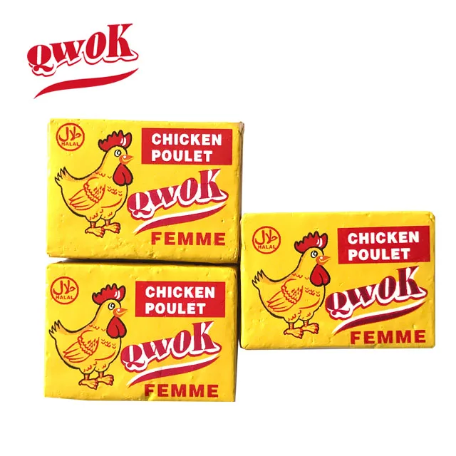 
QWOK HALAL AFRICA SPICES CUBE CHICKEN SEASONING CUBE POULET BOUILLON CUBE 