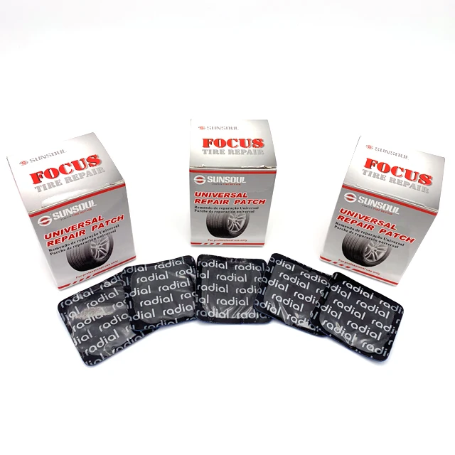 Sunsoul Universal Tire Car Vulcanizing/vulcanized American Style Patch Tubeless Repair Patches For Sale