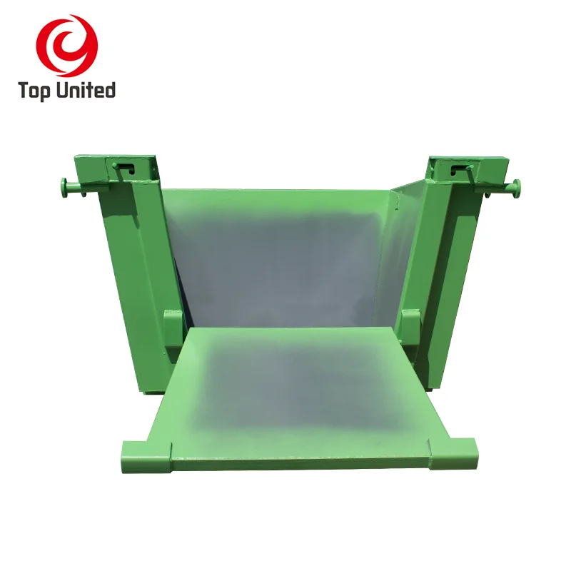 
eco-friendly materials iron metal skip waste trash bin 