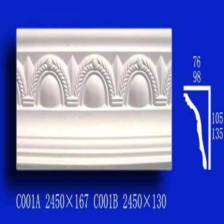 Interior designs plaster eps foam building cornices