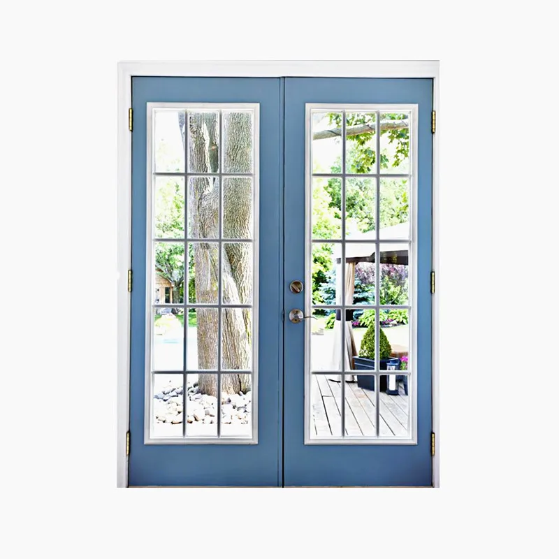 Factory Price Aluminum Exterior Metal Entry Doors Swing Glass Customized Size Australian/european Standard Customized Colors