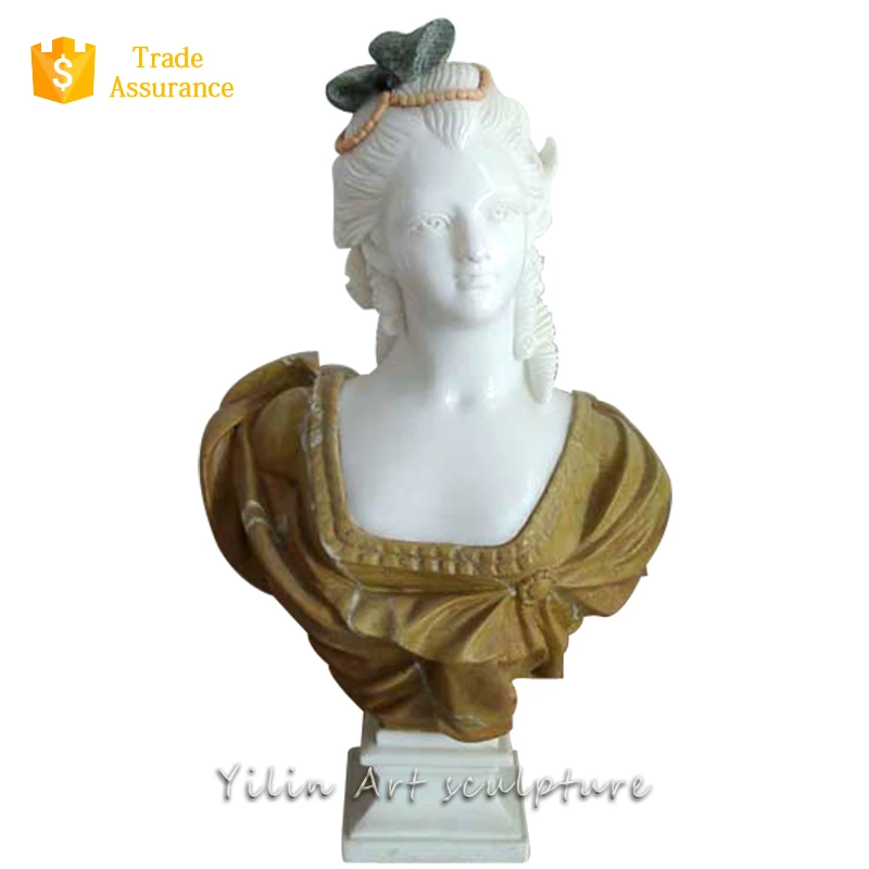Greek Marble Man Head Carving Sculpture YL-T128