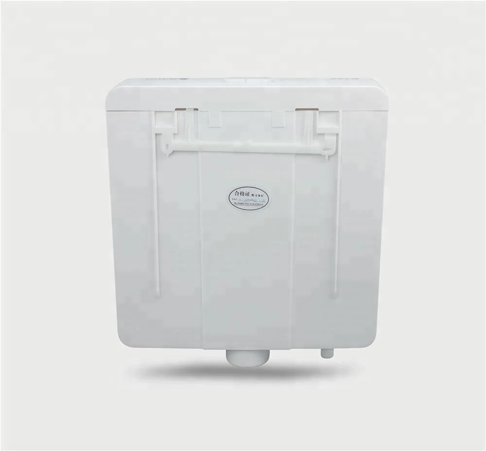 3D color plastic water saving wall hung exposed flush cistern tank