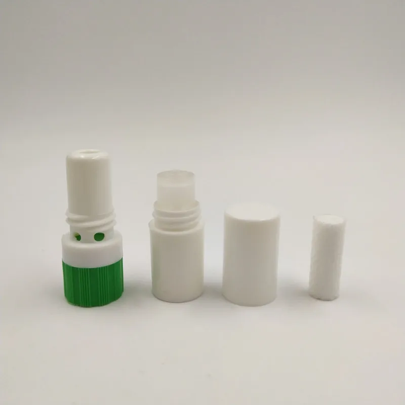 2 in 1 Blank Nasal Aromatherapy Inhalers for nasal refreshing Blank 2 in 1 white aromatherapy nasal inhaler with wicks