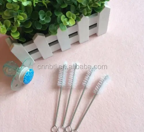 Nylon cleaning brush for straws cleaner