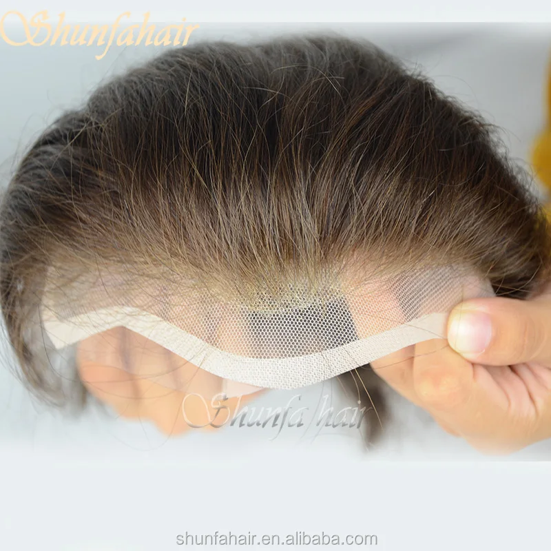 Natural hairline with high quality hot sale toupee for men