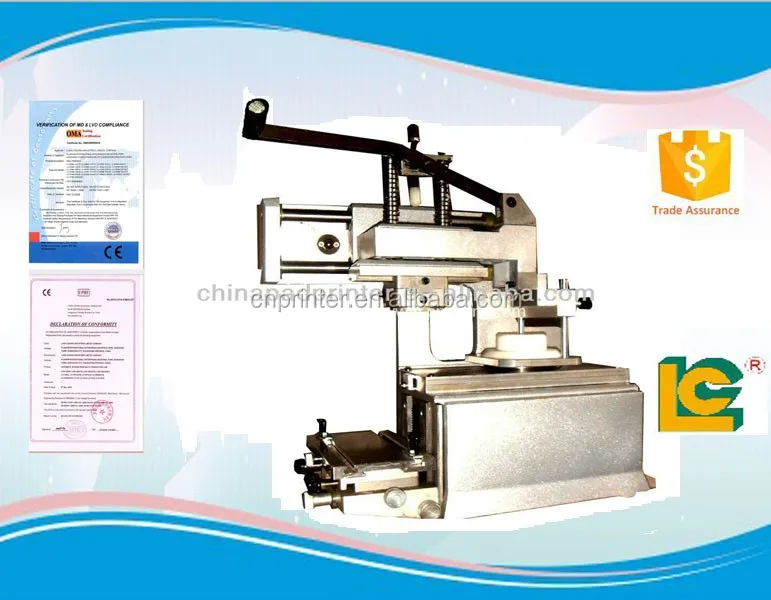 
Golf Ball Tennis Balls Digital Pad Printing Machine With Closed Ink Cup For Sale 