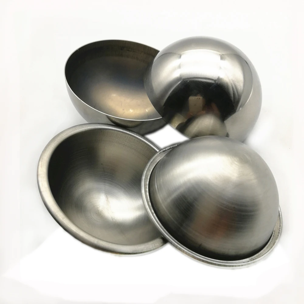 Hollow metal hemisphere 50mm 55mm stainless steel hollow half ball of 20mm-2000mm