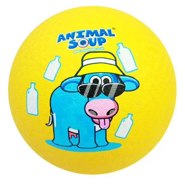 Factory price rubber playground ball beach balls for promotion