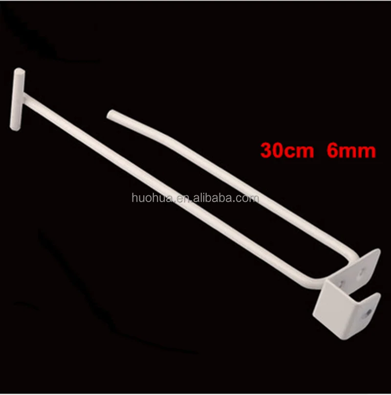 Huohua wholesale high quality white install on square tube euro plastic hook