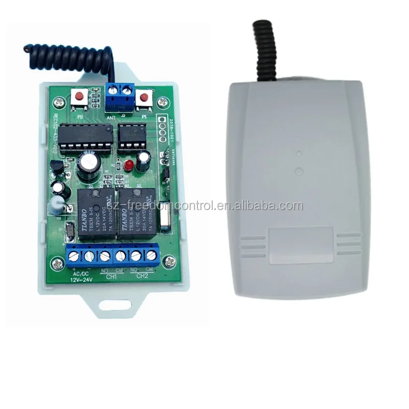 hot sale 2 channel 433mhz gate receiver controller for rolling code open code