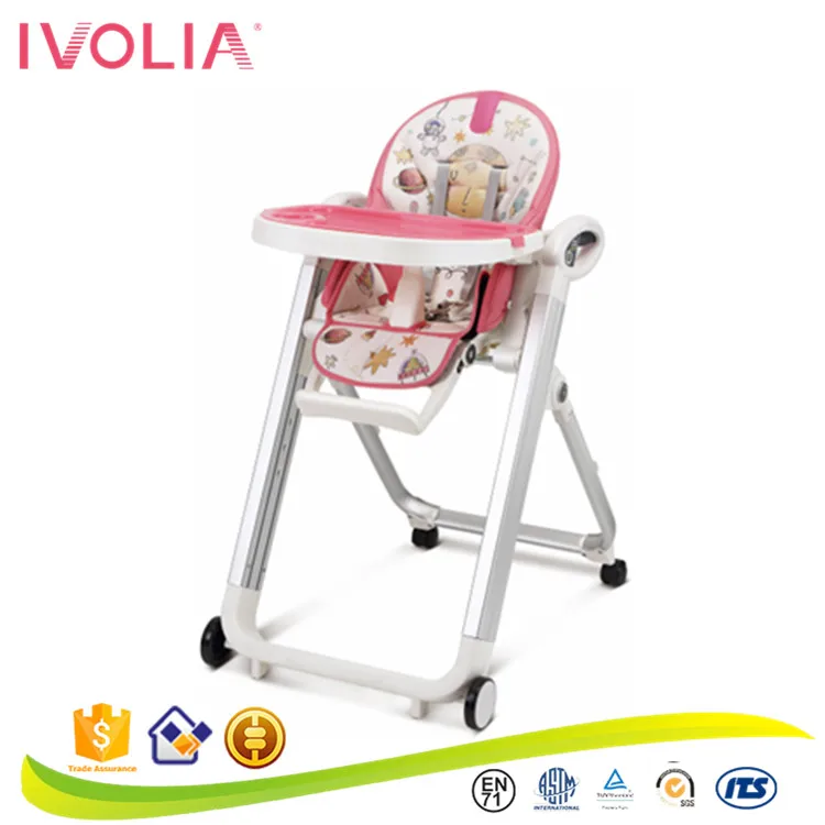 IVOLIA 3 in 1 plastic baby chair portable highchair easy high chair for baby