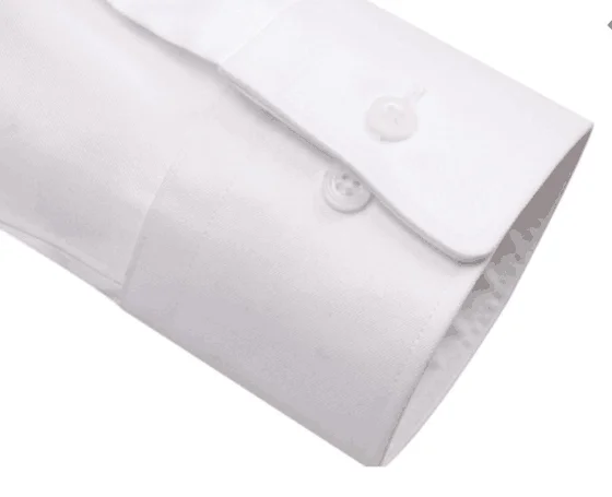 100% cotton long sleeve pure white men business shirt with shirt picture