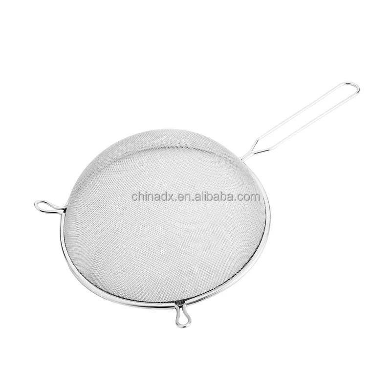 
stainless steel soup and milk strainer 