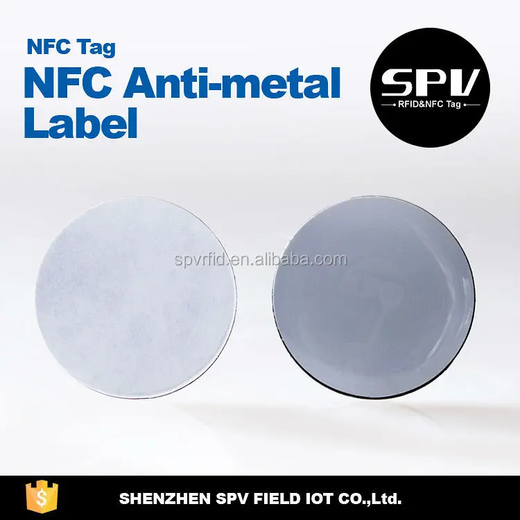 Ntag 213 215 216 - металл NFC бирка с клеем