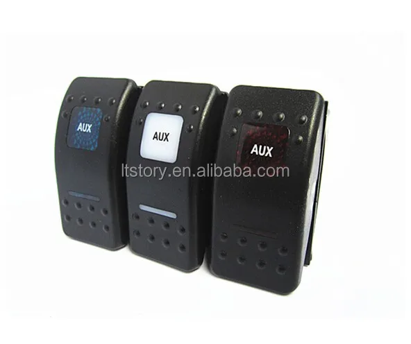 Carling Switch Momentary Three Position Switch Momentary spring loaded 2-way rocker switch