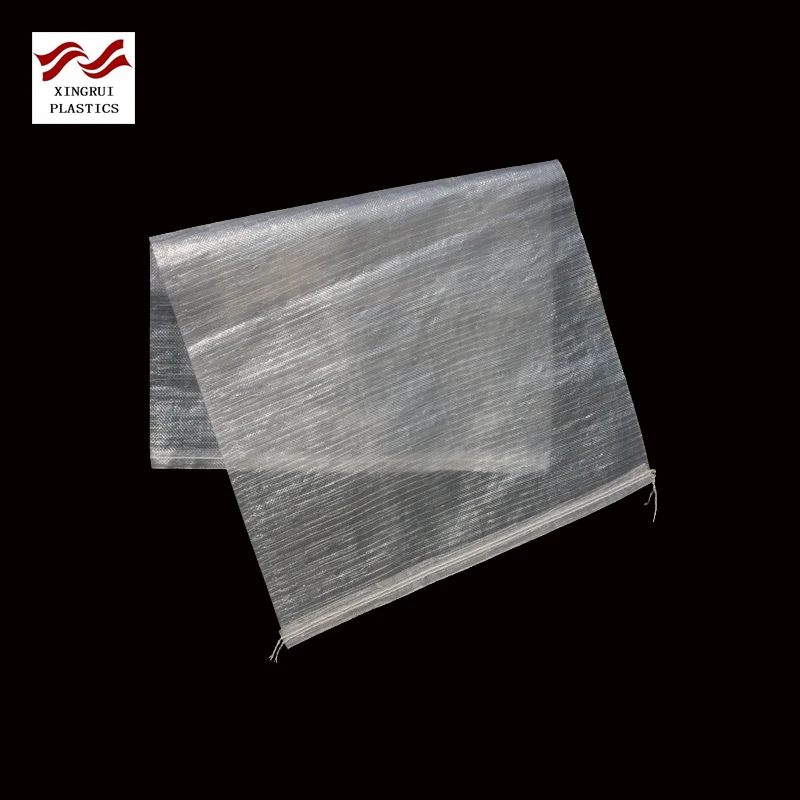
25kg 50kg transparent plastic PP/PE woven sacks bags for packing rice food potato vegetable 