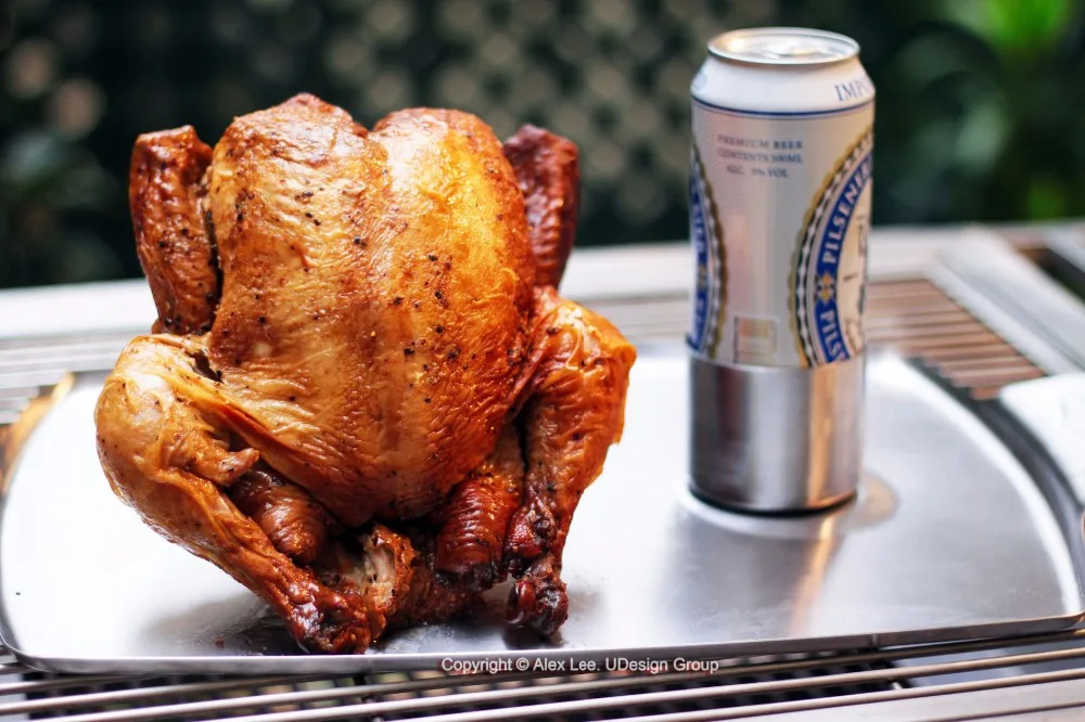 Manlaw BBQ Beer Can Chicken Roaster / Holder Charcoal Other Accessories Stainless Steel Metal,stainless Steel