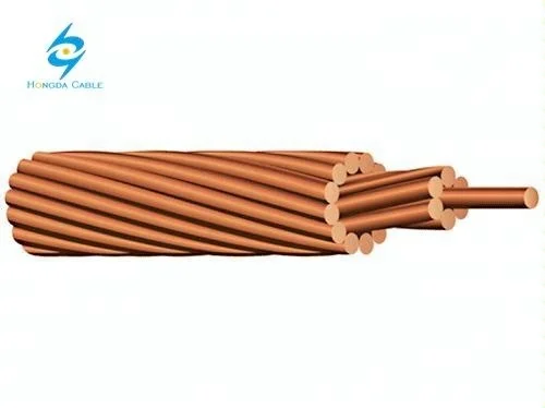  Прочный тянутый отожженный неизолированный медный заземляющий провод